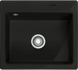 Franke Mythos kerámia mosogató 58x51 cm fekete 124.0442. 552 (1240442552)