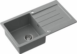 Quadron Johnny graniteq mosogató 77x44 cm szürke/grafit/onix HCQJ7744SZK (HCQJ7744SZK)