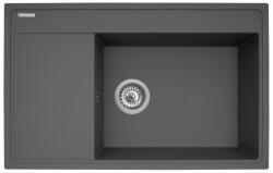 Pyramis Camea gránit mosogató 79x50 cm szürke/grafit/onix 070091601