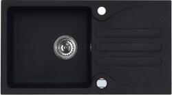 Alveus Galapagos gránit mosogató 77x43 cm fekete 1513091 (1513091)