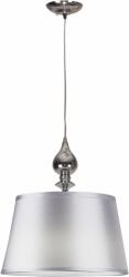 Candellux Prima függőlámpa 1x60 W króm-szürke/hamvas 31-03690