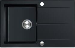 BERG Hobart gránit mosogató 78x50 cm fekete BRQ1911 (BRQ1911)