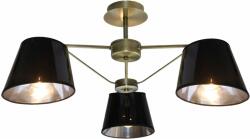Candellux Cortez mennyezeti lámpa 3x40 W fekete-patina 33-54982