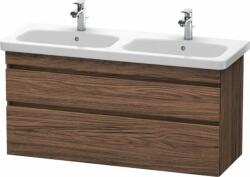 Duravit DuraStyle szekrény 123x44.8x61 cm mosdókagyló alá akasztható dió DS649802121