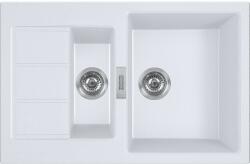 Franke Sirius 2.0 tectonite mosogató 78x50 cm fehér 143.0618. 686 (1430618686)