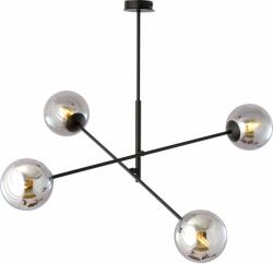 Emibig Linear mennyezeti lámpa 4x10 W fekete-grafit 1167/4