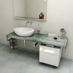 Sapho Avice pult 140x49.5 cm grafit-kék AV1406