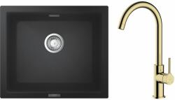 GROHE Készlet gránit mosogató Grohe K700 31654AP0, konyhai csaptelep Oltens Skafta 35206800