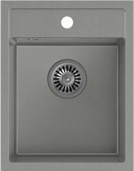 Quadron Johnny graniteq mosogató 50x39 cm szürke/grafit/onix HCQJ3950SZK (HCQJ3950SZK)