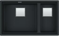 Franke Kanon gránit mosogató 76x46 cm fekete 125.0633. 004 (1250633004)