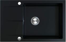 BERG Hobart gránit mosogató 78x50 cm fekete BRQ1911AXL (BRQ1911AXL)