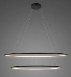Altavola Design Ledowe Okręgi függőlámpa 2x68 W fekete LA074/P_100_in_3k_black_dimm