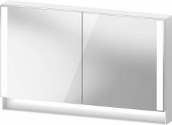 Duravit Qatego szekrény 120x15.5x75 cm tükörrel fehér QA7153018181010