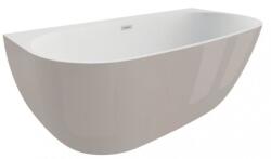 Polimat Risa fal mellé szerelhető fűrdőkád 170x80 cm ovális kétszínű 00445 (00445)