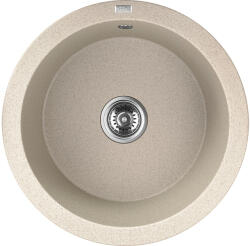 Laveo Dafne gránit mosogató 51x51 cm bézs SBD488Y (SBD488Y)