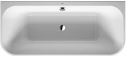 Duravit Happy D. 2 fal mellé szerelhető fűrdőkád 180x80 cm négyszögletes fehér 700318000000000
