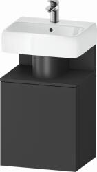 Duravit Qatego szekrény 44x35x64.5 cm mosdókagyló alá akasztható grafit QA4076R49490000