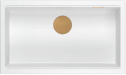 Quadron Logan graniteq mosogató 76x45 cm fehér HQD7644U1_PVDC1_U