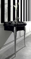 Kerasan Retro szekrény 73x53x77 cm mosdó alatt álló fekete-arany 7362K3 (7362K3)