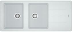 Franke Basis gránit mosogató 116x50 cm fehér 114.0676. 264 (1140676264)