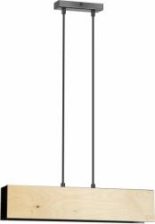 Emibig Carlo függőlámpa 3x15 W fekete-fa 610/3
