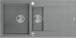 Quadron Evan graniteq mosogató 100x50 cm szürke/grafit/onix HQE5510050U5_BS_P2O