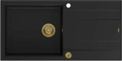 Quadron Evan graniteq mosogató 100x50 cm fekete HCQE10050U7_PVDG1_P2O