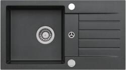 Alveus Amaro gránit mosogató 75x42 cm fekete 9923391 (9923391P)