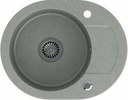 Quadron Johnny graniteq mosogató 58.5x46 cm szürke/grafit/onix HCQC5846SZK (HCQC5846SZK)
