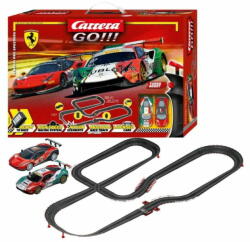 Carrera Ferrari Pro Speeders autós versenypálya játékszett 8, 6 m 2 db 1: 43 kisautóval (110011527) (110011527)