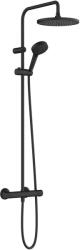 Hansgrohe Vernis Blend, Showerpipe 240 1jet EcoSmart 9 l, termosztáttal, fekete matt, HAN-26428670 (HAN-26428670)