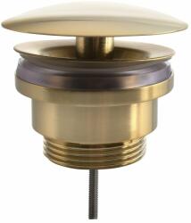 Silfra Silfra, Mosogató kimenet 5/4", nem zárható, nagy kupak, vastagság 5-55mm, arany fényes, UD52556P (UD52556P)