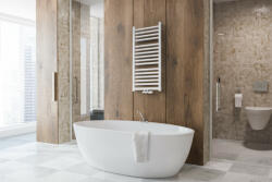 REGNIS Elba, Fűtőelem 540x500mm központi csatlakozással 50mm, 306W, fehér, ELBA50/50/D5/FEHÉR (ELBA50/50/D5/WHITE)