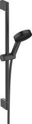 Hansgrohe Pulsify Select S, zuhanygarnitúra 105 3jet Relaxáció zuhanyrúddal 65 cm, matt fekete, HAN-24160670 (HAN-24160670)