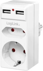 LogiLink 2 Plug + 2 USB (PA0276)