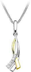 MOISS Pandantiv elegant bicolor din argint P0000601
