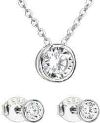 Evolution Group - Pavona Evolution Group Set bijuterii cu cercei și colier Zircon 19007.1