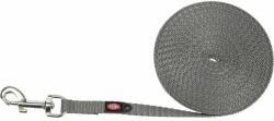 TRIXIE Lesă de dresaj pentru câini mici, din chingă, XS-S: 5 m/10 mm, foarte ușoară, grafit