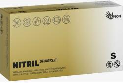 Espeon Gloves Nitril Sparkle Pearlescent Gold púdermentes nitrilkesztyű méret S 2x50 db