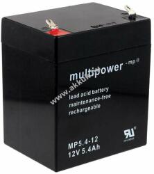 Multipower Ólom akku 12V 5.4Ah (Multipower) típus MP5.4-12