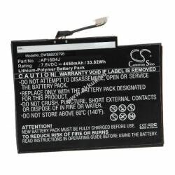 VHBW Helyettesítő akku Acer Aspire Switch Alpha 12 4450mAh