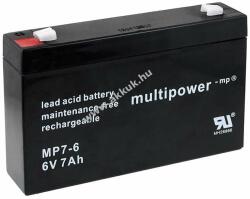 Multipower Ólom akku 6V 7Ah (Multipower) típus MP7-6