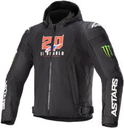 Alpinestars Zaca Air Monster FQ20 motoros kabát fekete-piros-kék-fehér-zöld