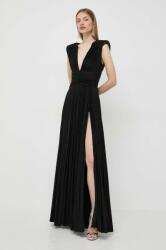 Elisabetta Franchi rochie culoarea negru, maxi, evazati PPYH-SUD03J_99X