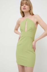 Elisabetta Franchi rochie culoarea verde, mini, mulata PPYH-SUD036_70X