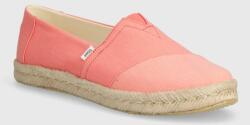 Toms espadrile Alpargata Rope 2.0 culoarea roz, 10020709 PPYH-OBD3RT_42X (10020709)