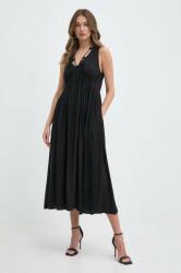 PINKO rochie culoarea negru, midi, evazati, 103562 A1WU PPYH-SUD161_99X (103562.A1WU)