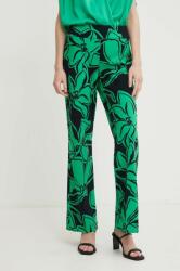 Joseph Ribkoff pantaloni femei, culoarea verde, drept, medium waist, 241254 PPYH-SPD1A0_77X (241254)