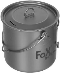 Fox Outdoor Products Oală pentru exterior Fox cu capac, aprox. 1, 1 L, titan
