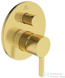 Ideal Standard JOY falsík alatti kád/zuhany csaptelep 2 fogyasztóhoz, Brushed gold A7383A2 (A7383A2)